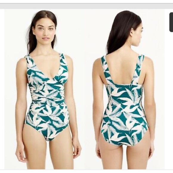 J. Crew Other - NWT J.Crew Palm Print Swimsuit